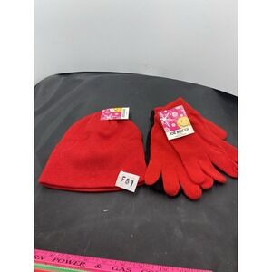 Joe Boxer Beanie‎ With 3 Pr Gloves NWT